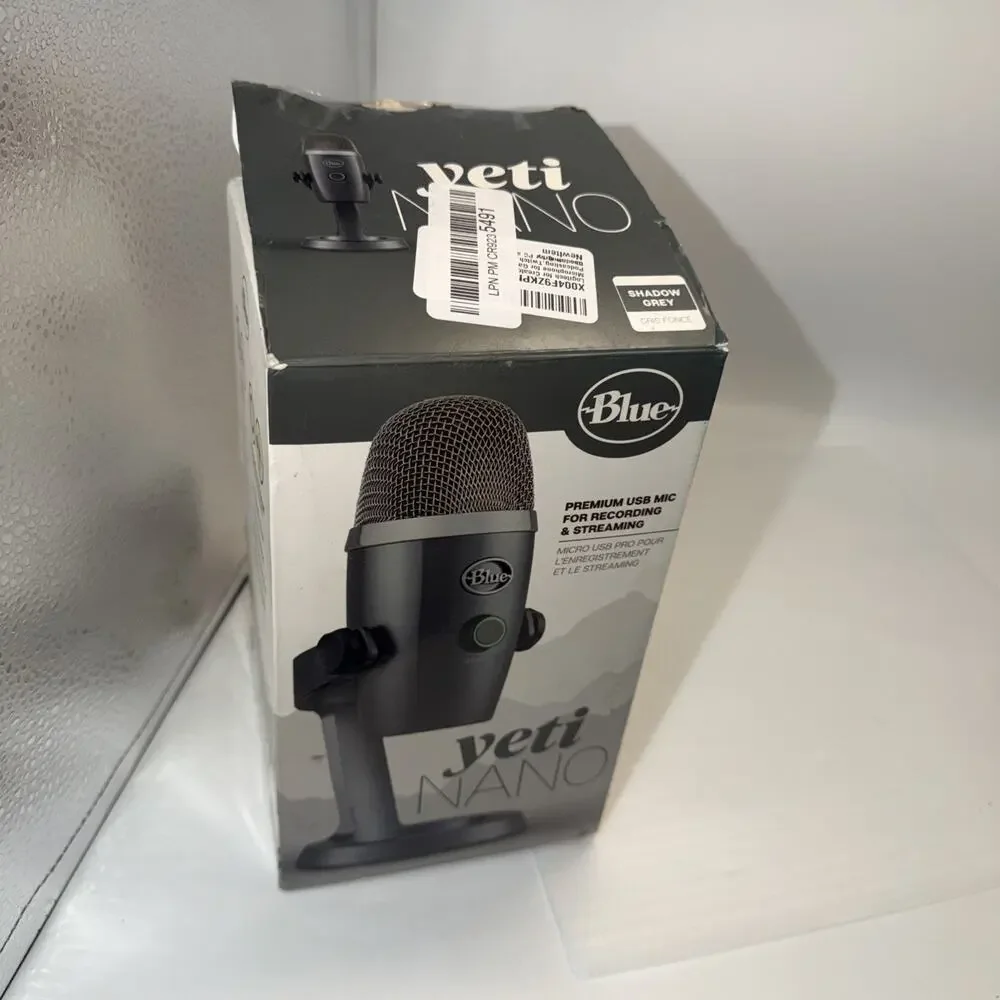 Logitech for Creators Blue Yeti Nano USB Microphone for Gaming, Stream,Open Box